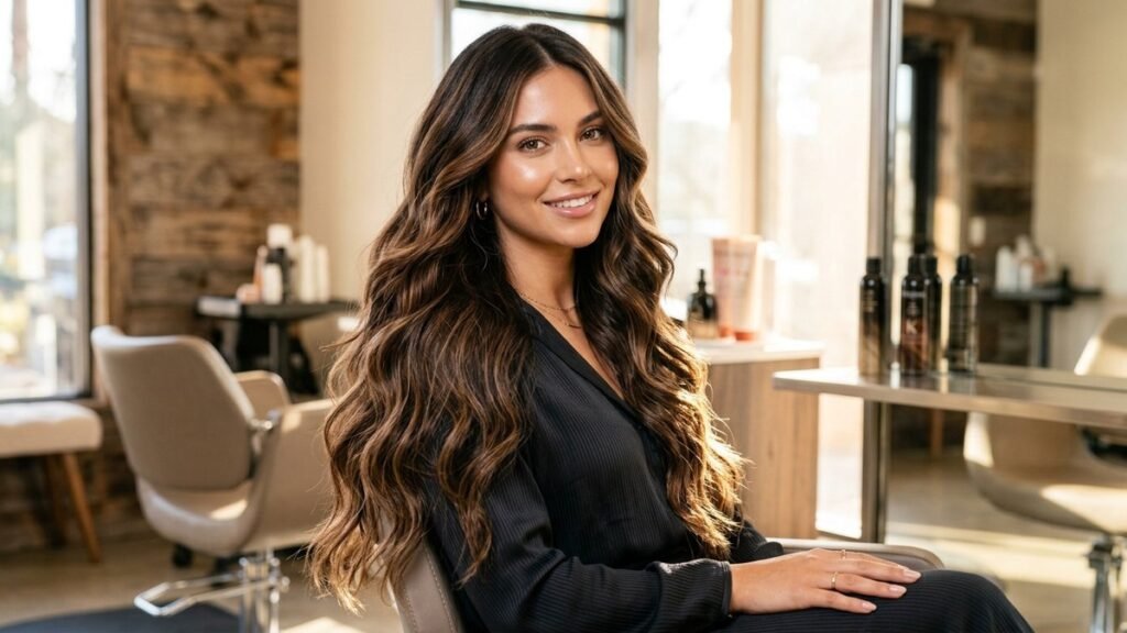 Mocha Melt Hair and Chocolate Balayage Embracing Deep Luxurious Warmth and Timeless Brunette Elegance