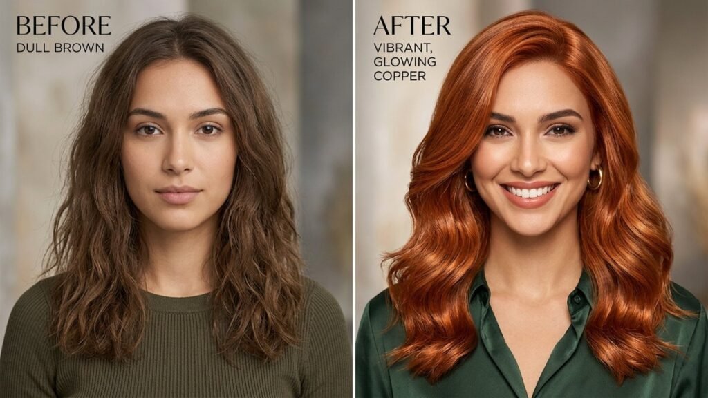 Elegant Copper Hair Color Shades beauty that grace your shine 2027